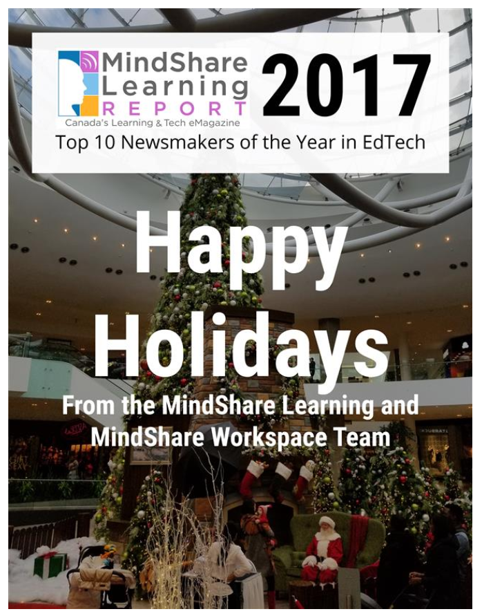 Mindshare Learning Report 2017 Top 10 Newsmakers Of The Year In EdTech